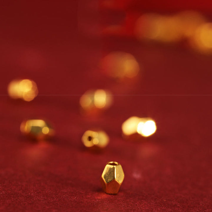 Buddha Stones 999 Gold Year of the Snake Handmade Luck Strength Braided Bracelet Anklet - image 13