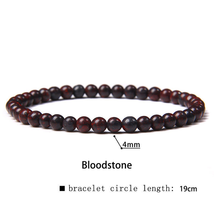 Buddha Stones 4mm Various Stone Crystal Mini Beads Healing Bracelet