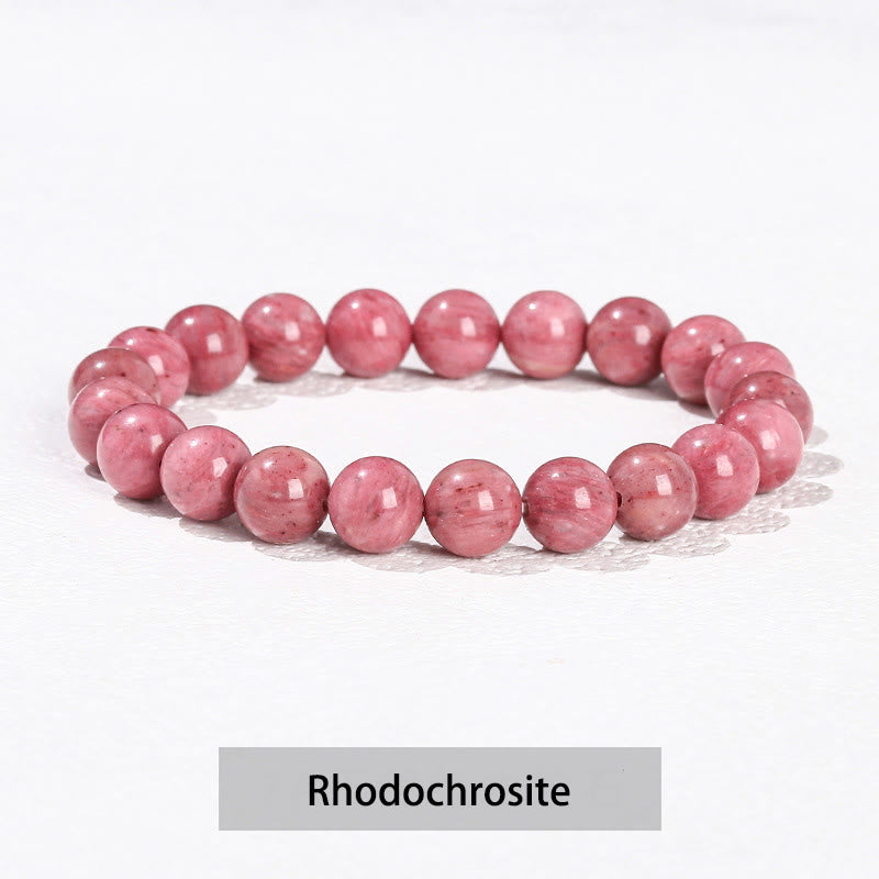 Buddha Stones Various Crystal Stone Amethyst Green Aventurine Rose Quartz Healing Bracelet