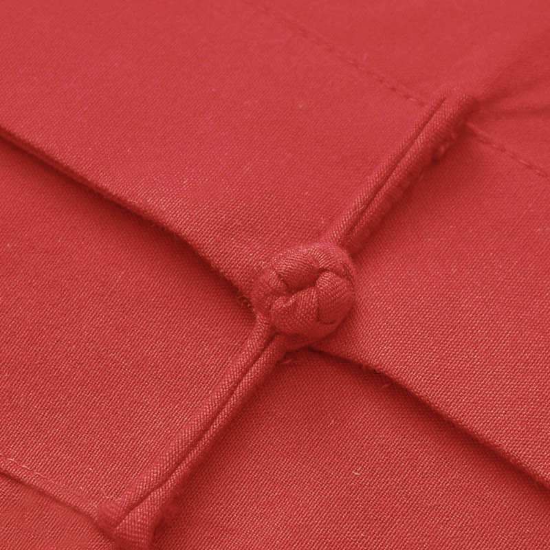 Buddha Stones 2Pcs Fall Men's Tang Suit Frog-Button Cotton Long Sleeve Shirt Pants Set - image 6