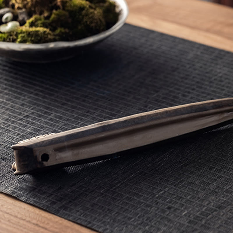 Buddha Stones Fisherman Zen Healing Brown Ceramic Stick Incense Burner Decoration - image 6