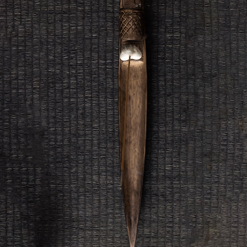 Buddha Stones Fisherman Zen Healing Brown Ceramic Stick Incense Burner Decoration - image 7