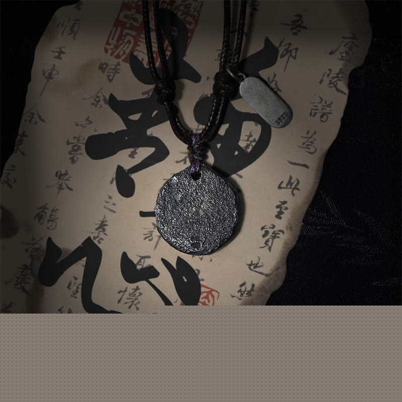 Buddha Stones 999 Sterling Silver Tai Chi Yin Yang Design Harmony Necklace Pendant - image 3