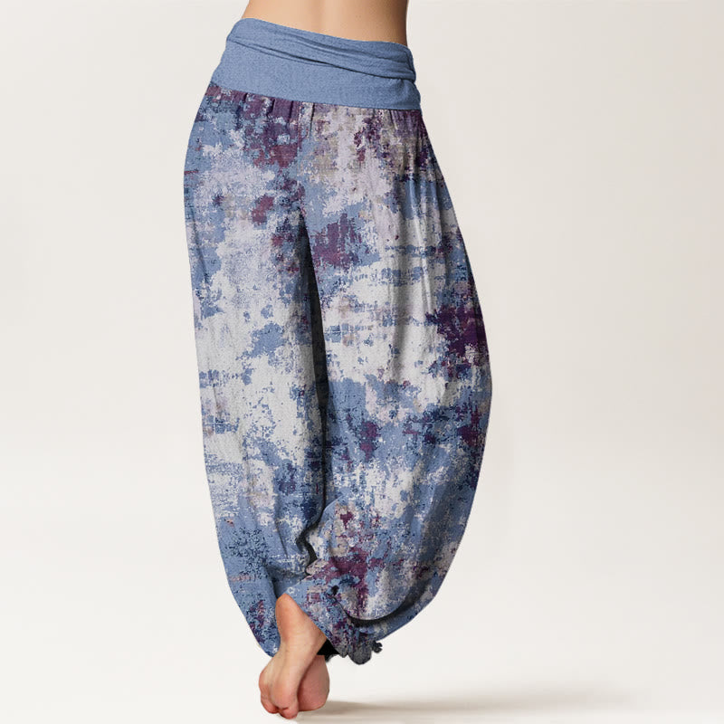 Buddha Stones Tie Dye Women's Elastic Waist Harem Pants