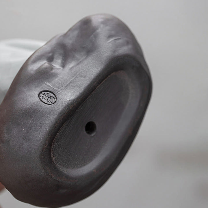 Buddha Stones Little Zen Monk Hat Strainer Ceramic Tea Accessories Figurine Home Decoration - image 21