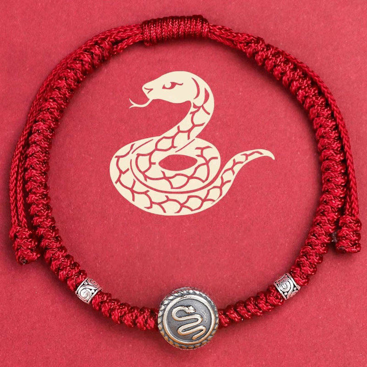 Buddha Stones 12 Chinese Zodiac Lucky Red String Bracelet