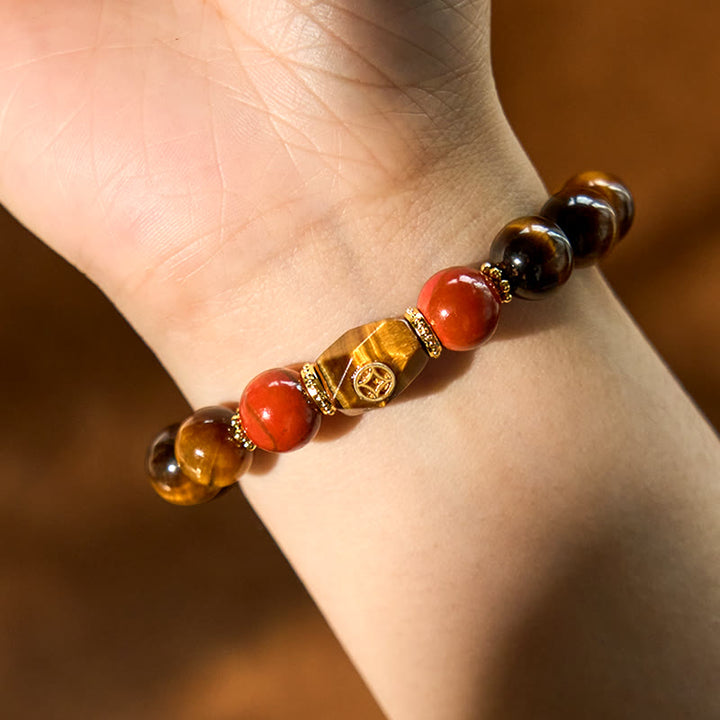 Buddha Stones Tiger Eye Courage Bracelet