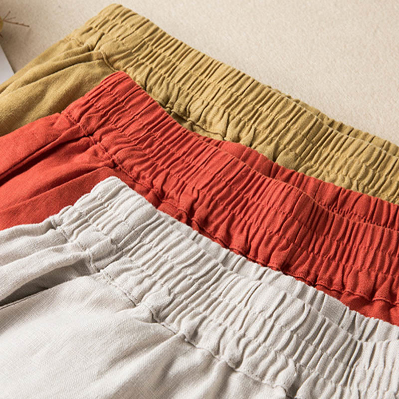 Buddha Stones Casual Solid Color Women's Wide Leg Pants With Pockets - image 33