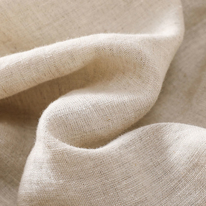 Buddha Stones Solid Color Contrast Color Waist Lace-up Cotton Linen Women's Shorts With Pockets - image 8