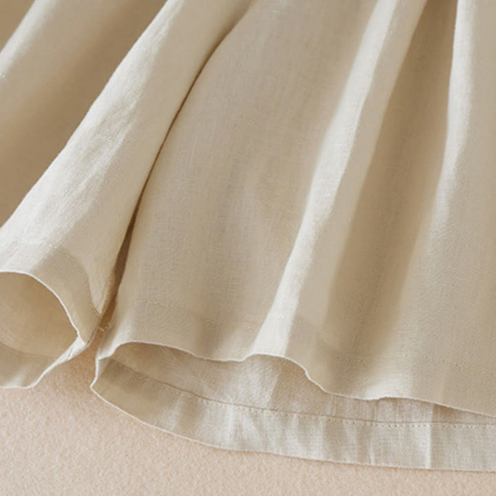 Buddha Stones Casual Solid Plain Color Cotton Linen Women's Shorts With Pockets - image 8
