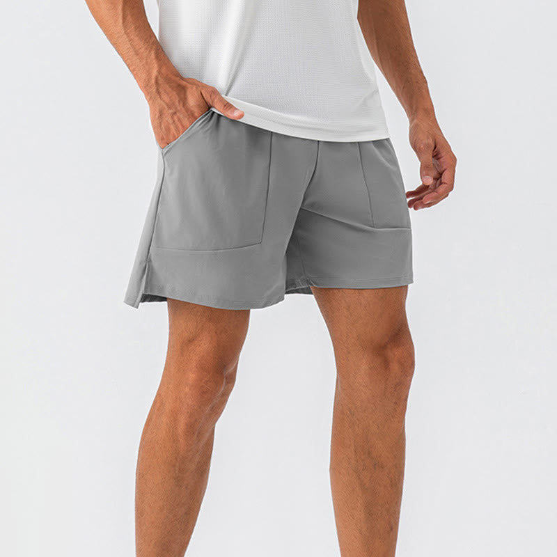 Buddha Stones Men's Casual Nylon Quick Dry Sports Shorts With Pockets - image 4