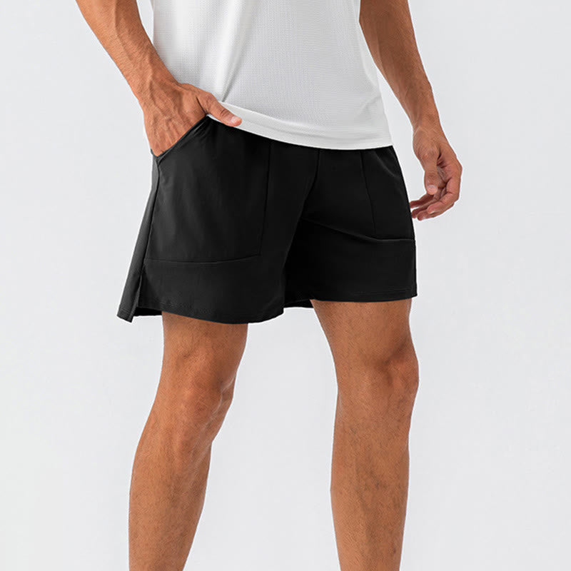 Buddha Stones Men's Casual Quick Dry Sports Shorts With Pockets - Black - US/UK/AU44，EU54 (2XL) - image 24