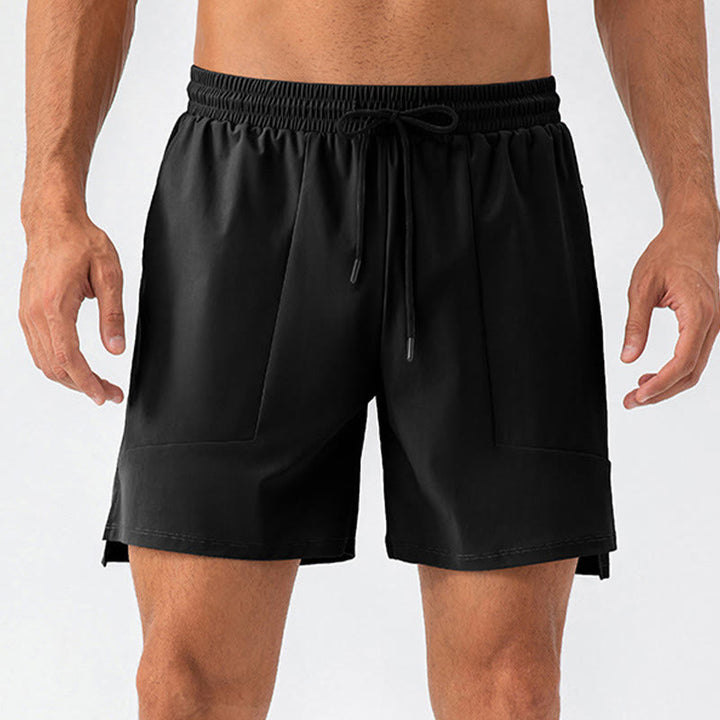 Buddha Stones Men's Casual Nylon Quick Dry Sports Shorts With Pockets