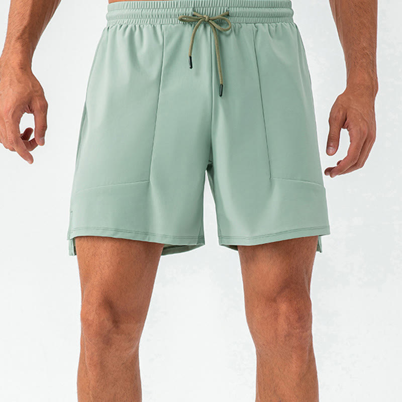 Buddha Stones Men's Casual Nylon Quick Dry Sports Shorts With Pockets - image 7