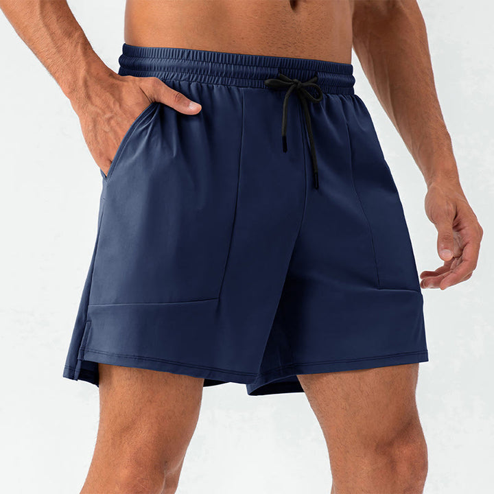 Buddha Stones Men's Casual Quick Dry Sports Shorts With Pockets