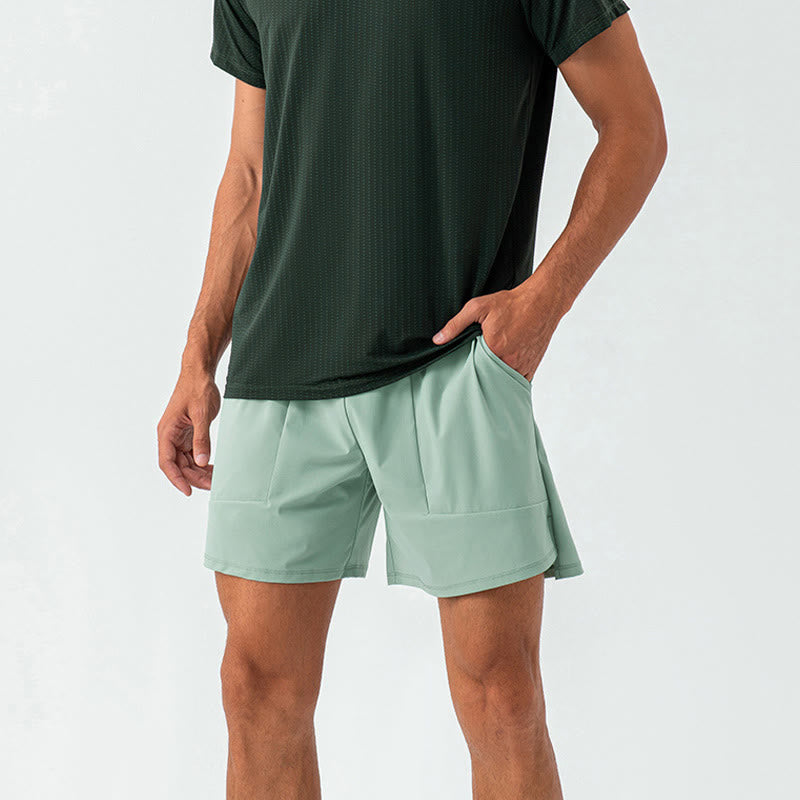 Buddha Stones Men's Casual Nylon Quick Dry Sports Shorts With Pockets - image 13