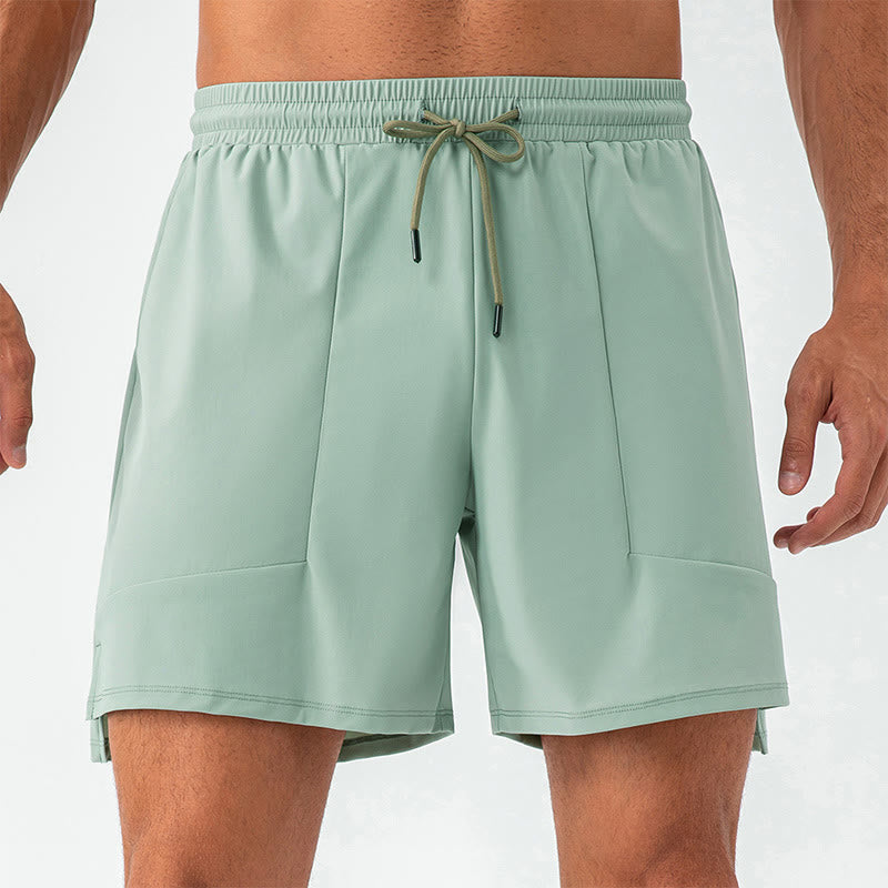 Buddha Stones Men's Casual Nylon Quick Dry Sports Shorts With Pockets - image 8