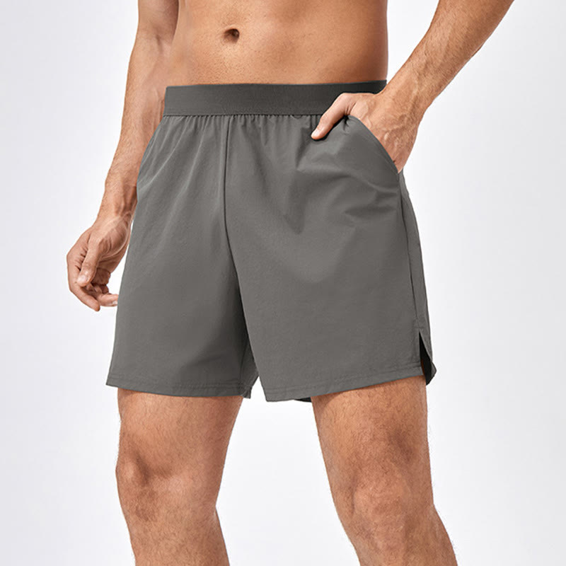 Buddha Stones Men's Casual Loose Nylon Quick Dry Sports Shorts With Pockets - Gray - US/UK/AU44，EU54 (2XL) - image 10