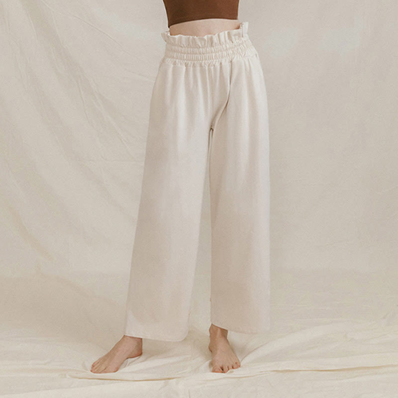 Buddha Stones Casual Buckle Loose Women's Spandex Pants With Pockets - image 17