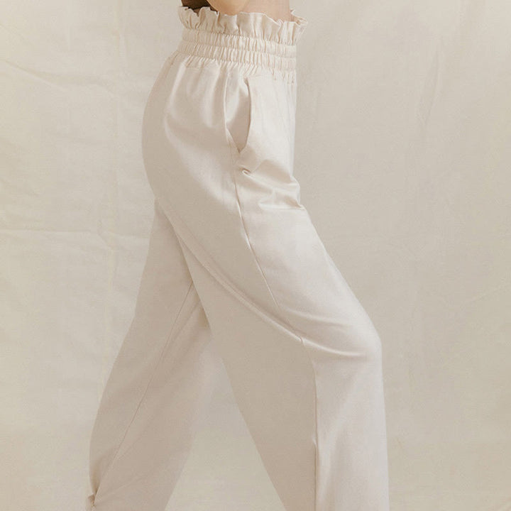Buddha Stones Casual Buckle Loose Women's Spandex Pants With Pockets - image 20
