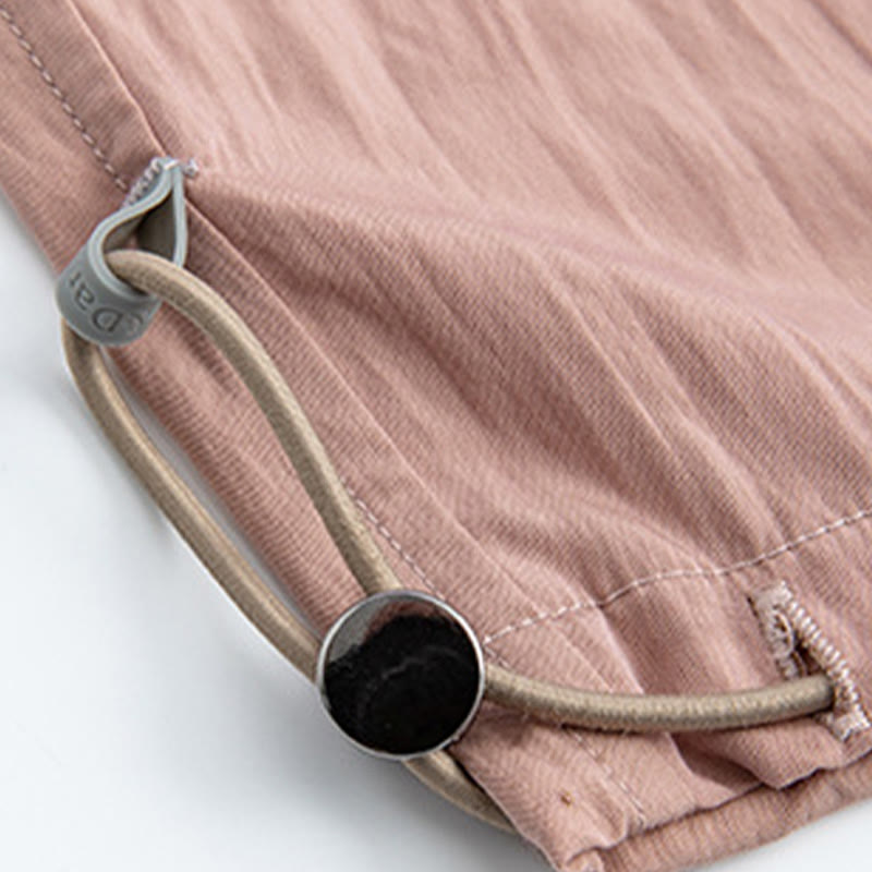 Buddha Stones Casual Plain Loose High elastic belly support Women's Viscose Wide Leg Pants With Pockets - image 16