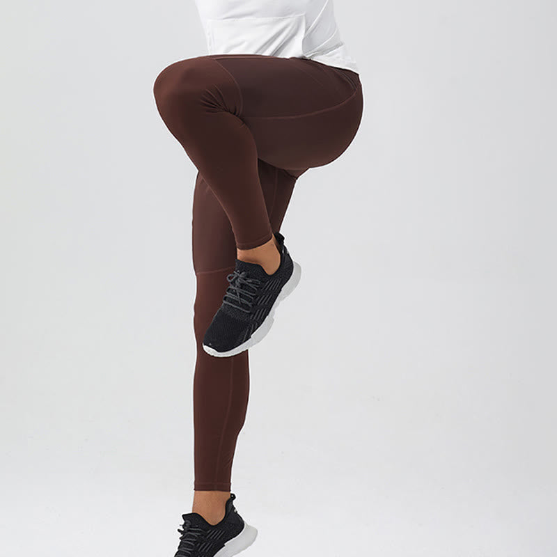Buddha Stones High Waist Quick Dry Breathable Fitness Men's Leggings Pants With Zipper Pocket - image 3