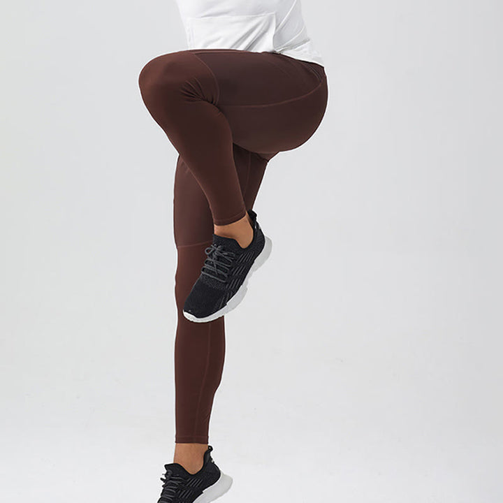 Buddha Stones High Waist Quick Dry Breathable Fitness Men's Leggings Pants With Zipper Pocket - image 3