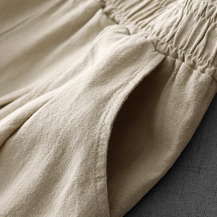 Buddha Stones Casual Plain 7-8 Length Women's Harem Pants With Pockets - image 7