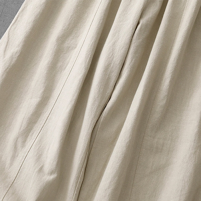 Buddha Stones Casual Plain 7-8 Length Women's Harem Pants With Pockets - image 5