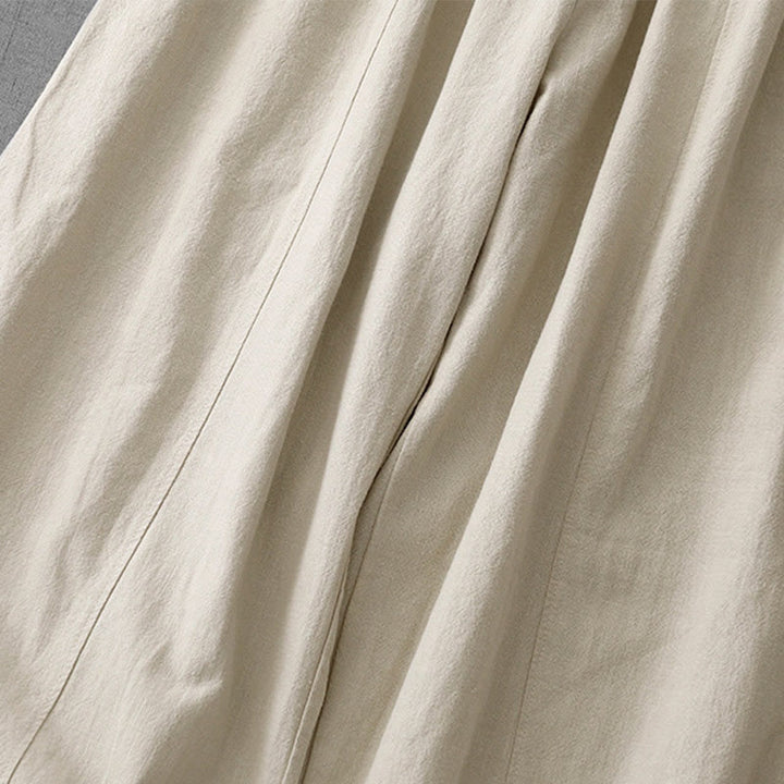 Buddha Stones Casual Plain 7-8 Length Women's Harem Pants With Pockets - image 5