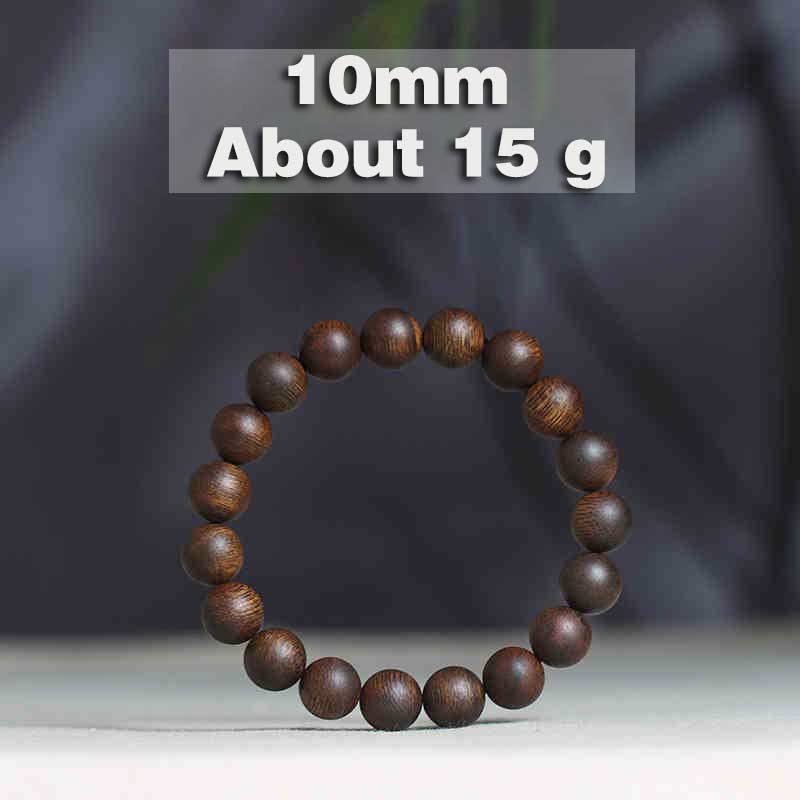 Buddha Stones Cambodia Qinan Agarwood Nine Points Sinking Water Balance Bracelet