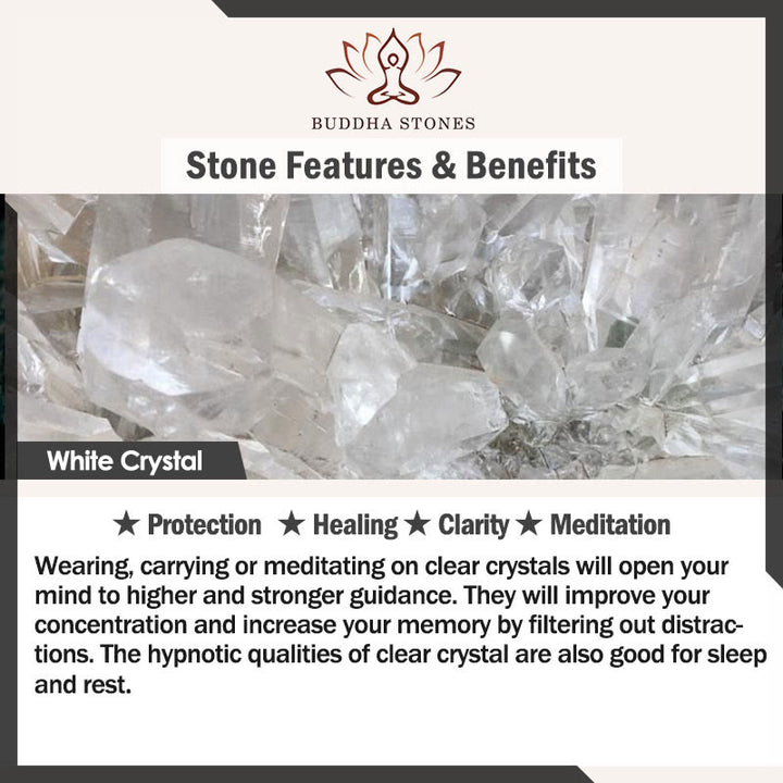 Buddha Stones 925 Sterling Silver White Crystal Skeleton Flower Adjustable Healing Ring - image 7