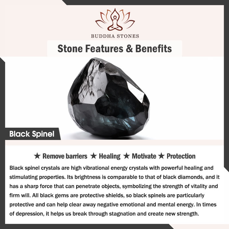 Buddha Stones Ice Obsidian Black Spinel Lying Cat Courage Double Layer Bracelet - image 7