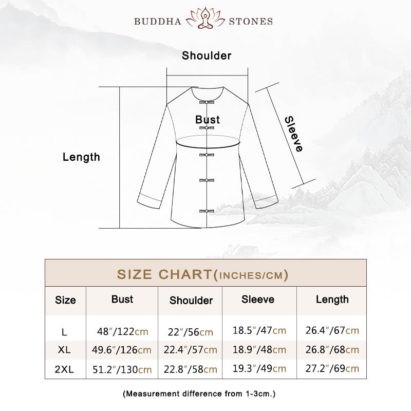 Buddha Stones Solid Color Button Long Sleeve Women's Shirt - image 5