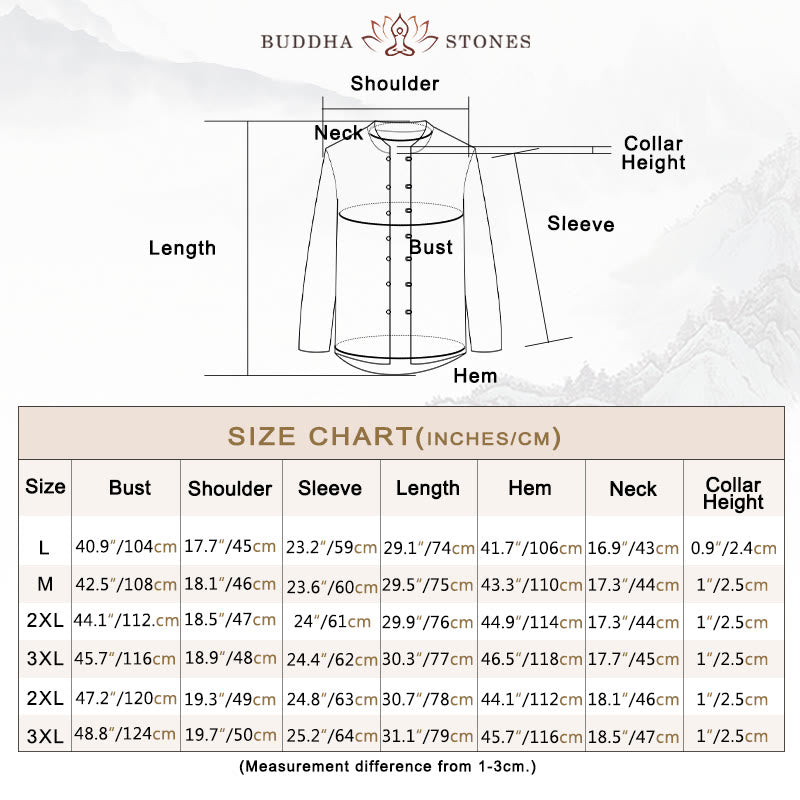 Buddha Stones Solid Tang Suit Traditional Fleece Lined Uniform Long Sleeve Top Pants Men's Set - image 5