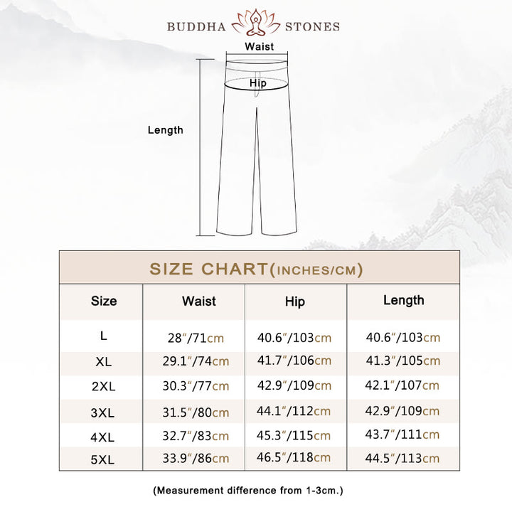 Buddha Stones Solid Color Cotton Corduroy Men's Wide Leg Pants With Pockets - image 3