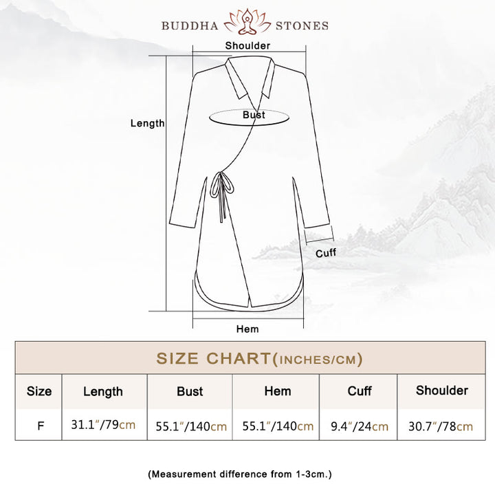 Buddha Stones Meditate Ramie Cotton Clothing