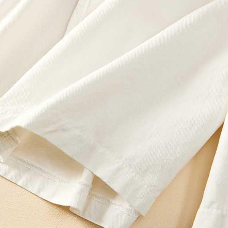 Buddha Stones Summer Casual Loose Plain Cotton Women's Shorts With Pockets - image 20