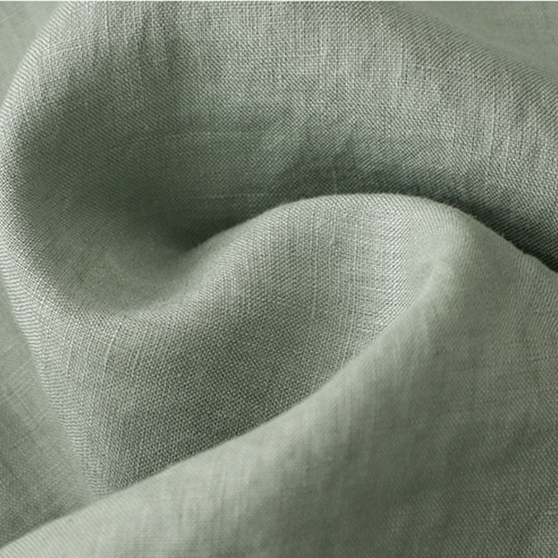 Buddha Stones Casual Plain Button Crew Ruffle Neck Short Sleeve Cotton Linen Women's Midi Dress - image 8