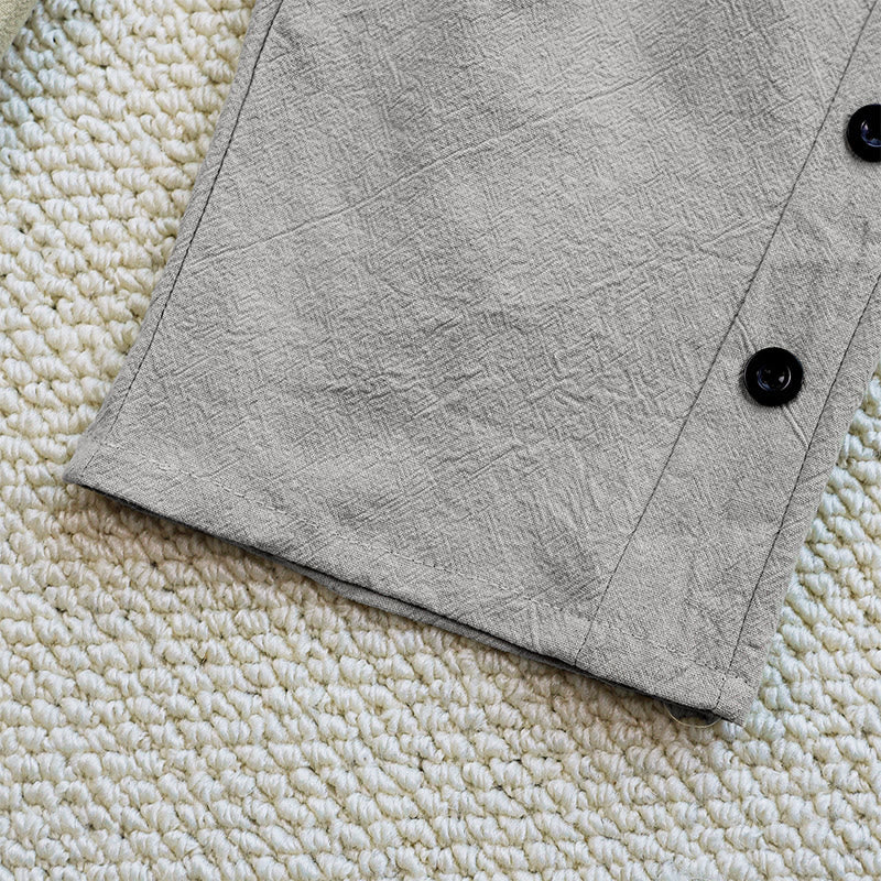 Buddha Stones Summer Plain Patchwork Design Drawstring Cotton Linen Women's Pants With Pockets - image 38