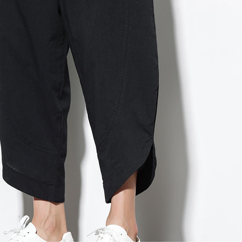 Buddha Stones Casual Summer Drawstring 7-8 Length Men's Harem Pants With Pockets - image 29