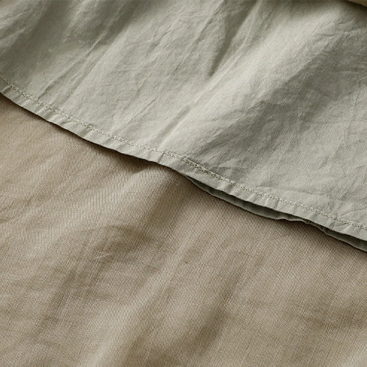 Buddha Stones Summer Plain Ruffle Design Women's Cotton Skirt - image 8