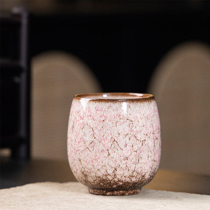 Buddha Stones Handmade Small Chinese Jianzhan Kiln Change Ceramic Teacup Kung Fu Tea Cup 150ml