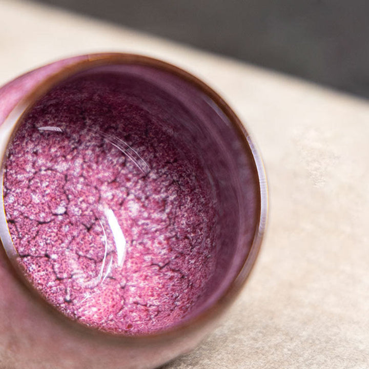 Buddha Stones Handmade Small Chinese Jianzhan Kiln Change Ceramic Teacup Kung Fu Tea Cup 150ml