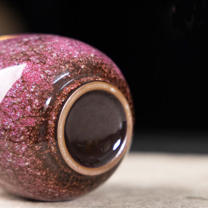 Buddha Stones Handmade Small Chinese Jianzhan Kiln Change Ceramic Teacup Kung Fu Tea Cup 150ml