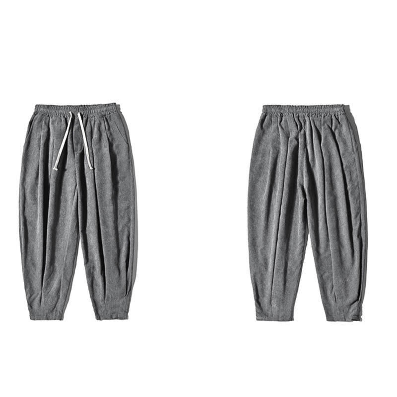 Buddha Stones Casual Plain Cotton Bloomer Men's Pants With Pockets - image 27
