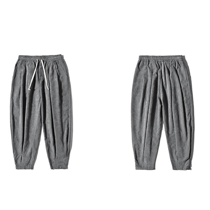 Buddha Stones Casual Plain Cotton Bloomer Men's Pants With Pockets - image 27