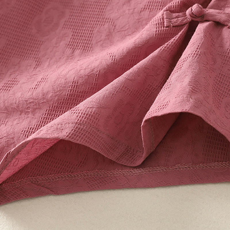 Buddha Stones Summer Solid Color Sleeveless Women's Cotton Linen Vest Waistcoat - image 15