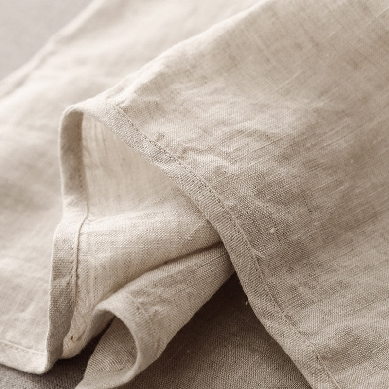 Buddha Stones Summer Plain Adjustable Strap Design Women's Cotton Linen Vest Waistcoat - image 6