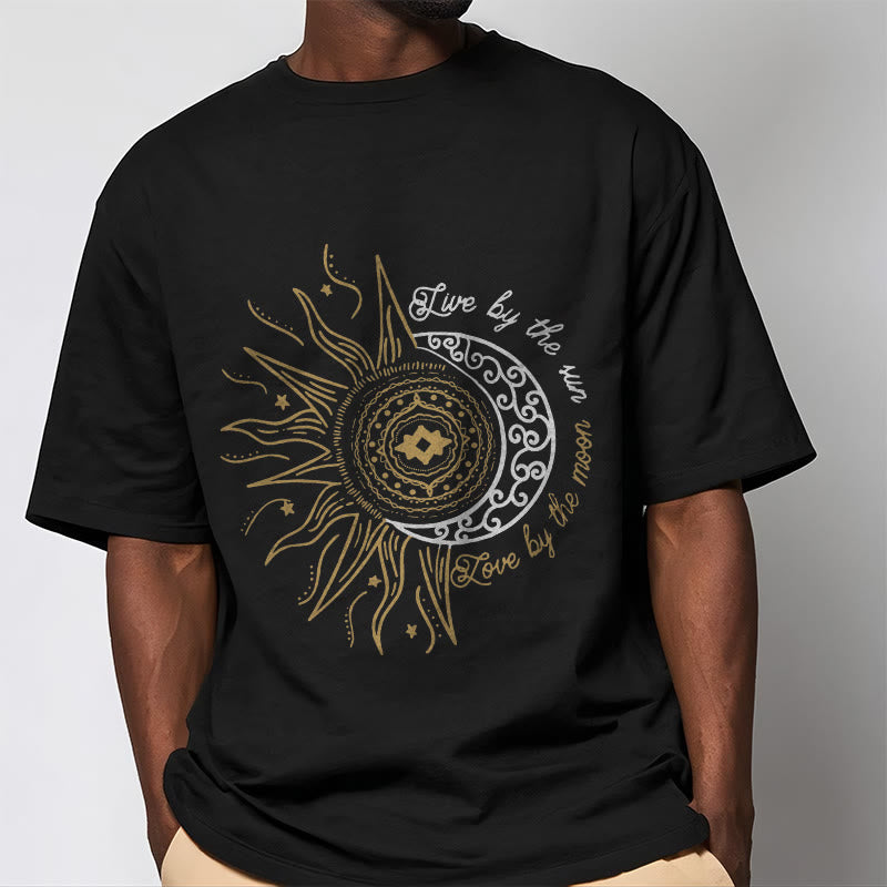 Buddha Stones Live By The Sun Love By The Moon Tee T-shirt - image 2